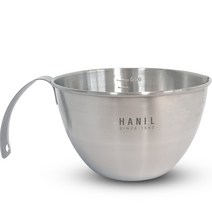 한일스텐레스 손잡이 스텐 계량 다용도 믹싱볼, 750ml