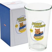 데일리라이크 강화 유리컵 500ml, 02 My buddy, 1개