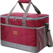 아이스 보냉 쿨러백 33L, 레드