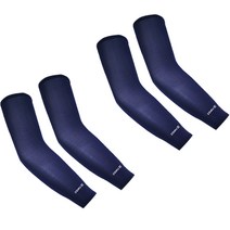 우노스 매직 냉감 쿨 토시 양손 2세트, 스트라이프 네이비, 2개