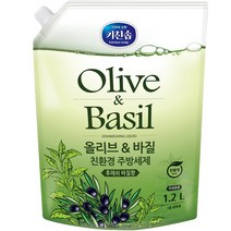 무궁화 주방세제 올리브 앤 바질, 1.2L, 1개