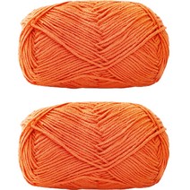 피어니스트 가벼운 뜨개질 손뜨개 면사 뜨개실, 14, 2개