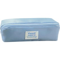 투코비 심플 스마일 멀티 펜슬 파우치, 블루, 1개