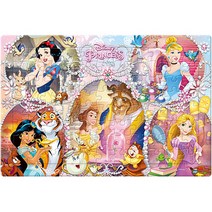 디즈니 프린세스 티아라 판퍼즐 : 88조각, 토이앤퍼즐