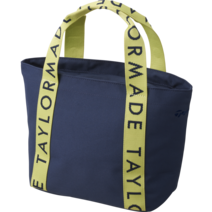 테일러메이드 TM 그래픽로고 라운드 토트 백, 네이비 + 레몬