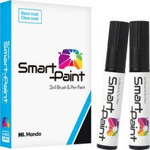 HL만도 기아 자동차 붓펜 스마트 페인트 세트, 1세트, 159 브라이트실버(A3D)