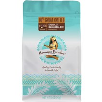 하와이안파라다이스커피 하와이 코나 초콜렛 마카다미아 분쇄 커피, 핸드드립, 340g, 1개