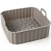 실리만 하모니 에어프라이어팟 사각 대 WSK4184, 코코아그레이, 1개