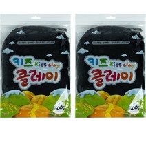 키즈 클레이 2p, 검정, 500g