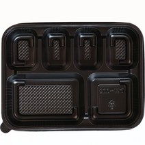 세화통상 프라임 6칸 도시락 용기, 1개입, 100개