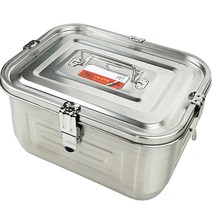 키친아트 무광택 사각 스텐 김치통, 1개, 8L
