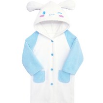 프리미에팜 아동용 시나모롤 후드 샤워 목욕 가운, 혼합색상, 1개