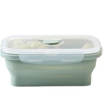 모던하우스 접어서 보관하는 스팀홀 실리콘 밀폐용기 540ml, 단품, 1개