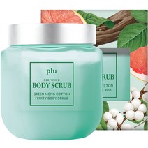 플루 프루티 퍼퓸드 슈가 바디스크럽 그린몽코튼, 500g, 1개