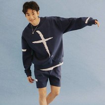 까스텔바작 로고 페인팅 맨투맨 BSAMTS203NY