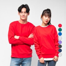 캐럿 남녀공용 특양면 맨투맨 8컬러
