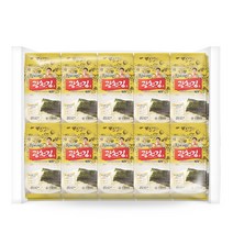 들기름을 발라 더 고소한 달인 김병만의 광천김, 20개, 4g