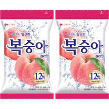 복숭아 캔디, 153g, 2개