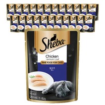 쉬바 고양이 닭고기 무스, 닭, 70g, 24개