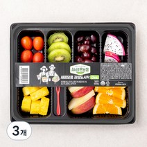 All바른농장 새콤달콤 과일도시락 One, 3개, 500g