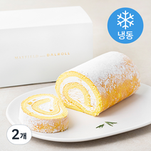 달롤 메이필드 애플 크림 롤 케이크 홀사이즈 (냉동), 285g, 2개