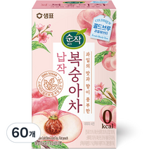 순작 납작복숭아차 티백, 1.8g, 60개