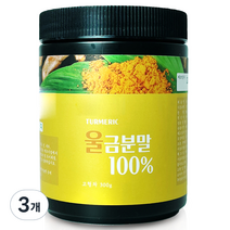 헬로우그린 국내산 진도 울금 분말, 3개, 300g