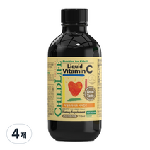 차일드라이프 액상 비타민 C, 4개, 118ml
