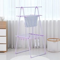 바이홈 컬러 원룸 건조대 라벤더, 1개