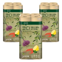 코디 아름드리 기름먹는 UKP 키친타올, 140매, 24개