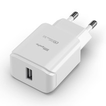 Imsafe FC 3.0 USB 고속 충전기 YC-HA310, 화이트, 1개