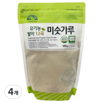 오가닉스토리 유기농 발아 12곡 미숫가루, 4개, 500g