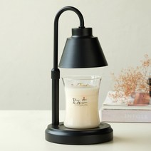 에인디 높이조절 초초 캔들워머 블랙+미니안개 디자인 소이 캔들 300g세트, 베이, 1개