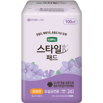 디펜드 여성용 스타일 요실금 참숯 패드 중용량, 24개입, 1개