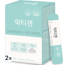 락티젠 유산균 30p, 2개, 60g