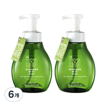 네이쳐러브메레 유아용 핸드워시 거품형 500ml, 레몬향, 6개