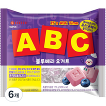 ABC 블루베리 요거트, 172g, 6개