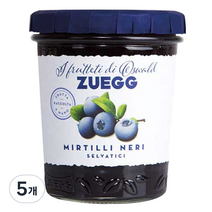 주에그 블루베리잼, 320g, 5개