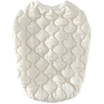 그루밍독 누비 가디건 깔깔이 강아지옷, 아이보리