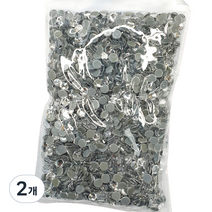 비즈라이프 MC컷 핫픽스 큐빅 크리스탈 파츠 ss20 4.6~4.8mm 1440p, 2개