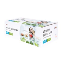 코멧 스탠딩 슬라이더 지퍼백 중형 40매 + 대형 40매 혼합, 1팩
