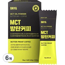 데이앤 MCT오일 방탄커피, 10g, 14개입, 6개