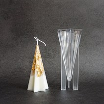 수제 캔들 만들기 아크릴 몰드 디자인 3번, 투명
