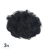 끌레오라미 당고머리 헤어 자동핀 대형, 검정, 3개