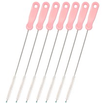 하이비 빨대세척솔, 7개, 라이트핑크