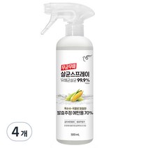 무균무때 살균 스프레이, 500ml, 4개