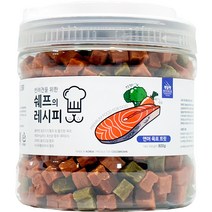 펫슐랭 강아지 쉐프의 레시피 트릿 800g, 연어육포, 1개