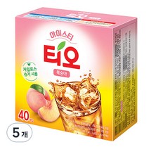 티오 아이스티 복숭아맛, 13g, 40개입, 5개