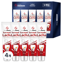 폴메디슨 토네이도 라차 치약 5개입 세트, 100g, 4개