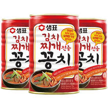 샘표 김치찌개용 꽁치 통조림, 400g, 3개